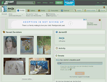 Tablet Screenshot of ancja.deviantart.com
