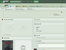Tablet Screenshot of pacii.deviantart.com