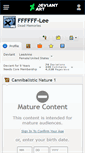 Mobile Screenshot of ffffff-lee.deviantart.com