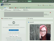 Tablet Screenshot of ffffff-lee.deviantart.com