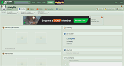Desktop Screenshot of lonelyplz.deviantart.com