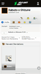 Mobile Screenshot of kabuto-x-shizune.deviantart.com