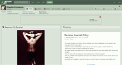 Desktop Screenshot of disasterxromance.deviantart.com
