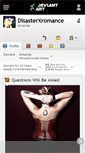 Mobile Screenshot of disasterxromance.deviantart.com