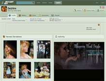 Tablet Screenshot of dezhire.deviantart.com