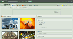 Desktop Screenshot of maniksingh.deviantart.com
