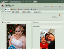 Tablet Screenshot of elfgirllithirnial.deviantart.com