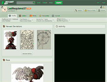 Tablet Screenshot of lastrequiem657.deviantart.com