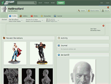 Tablet Screenshot of matbrouillard.deviantart.com