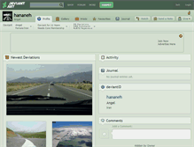 Tablet Screenshot of hananeh.deviantart.com