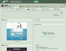 Tablet Screenshot of gdnz.deviantart.com