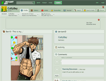 Tablet Screenshot of cuttybay.deviantart.com