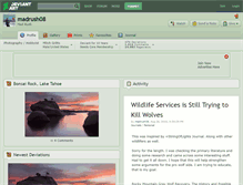 Tablet Screenshot of madrush08.deviantart.com