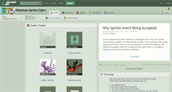 Desktop Screenshot of pokemon-sprite-club.deviantart.com