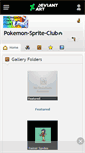 Mobile Screenshot of pokemon-sprite-club.deviantart.com
