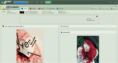 Desktop Screenshot of life-in-plastic.deviantart.com