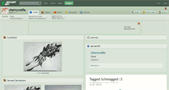 Desktop Screenshot of cherrywolfie.deviantart.com