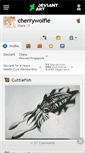 Mobile Screenshot of cherrywolfie.deviantart.com