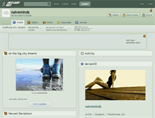 Tablet Screenshot of naiveminds.deviantart.com