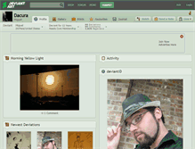 Tablet Screenshot of dacura.deviantart.com