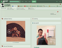 Tablet Screenshot of evelmash.deviantart.com