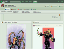 Tablet Screenshot of necronocimon.deviantart.com