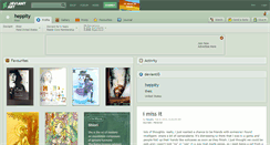 Desktop Screenshot of heppity.deviantart.com
