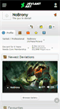 Mobile Screenshot of nobrony.deviantart.com