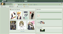 Desktop Screenshot of durarara-fc.deviantart.com