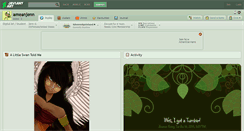 Desktop Screenshot of ameanjenn.deviantart.com