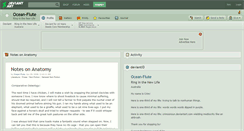 Desktop Screenshot of ocean-flute.deviantart.com