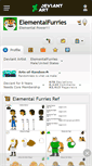 Mobile Screenshot of elementalfurries.deviantart.com
