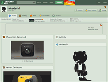 Tablet Screenshot of hehedavid.deviantart.com