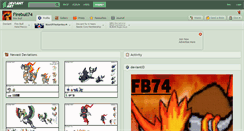 Desktop Screenshot of firebull74.deviantart.com