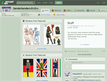 Tablet Screenshot of genderbenders-r-us.deviantart.com