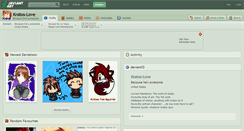 Desktop Screenshot of kratos-love.deviantart.com
