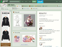 Tablet Screenshot of ane-yaoi.deviantart.com