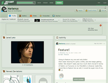 Tablet Screenshot of mariamus.deviantart.com