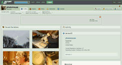 Desktop Screenshot of photomouse.deviantart.com