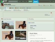 Tablet Screenshot of amity-amity.deviantart.com