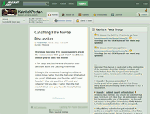 Tablet Screenshot of katnissxpeeta.deviantart.com