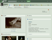 Tablet Screenshot of dkdent.deviantart.com
