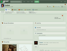Tablet Screenshot of huskee.deviantart.com