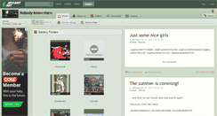 Desktop Screenshot of nobody-know-me.deviantart.com