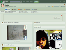 Tablet Screenshot of mizab.deviantart.com