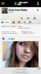 Mobile Screenshot of blue-snowflake.deviantart.com