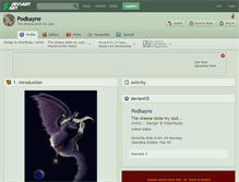 Tablet Screenshot of podkayne.deviantart.com