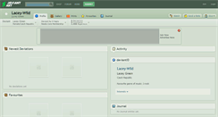 Desktop Screenshot of lacey-wild.deviantart.com
