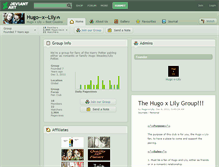 Tablet Screenshot of hugo--x--lily.deviantart.com