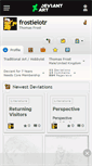 Mobile Screenshot of frostielotr.deviantart.com